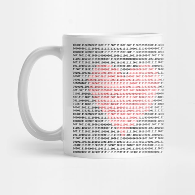 I Love Binary Code Computer Science by Geektopia